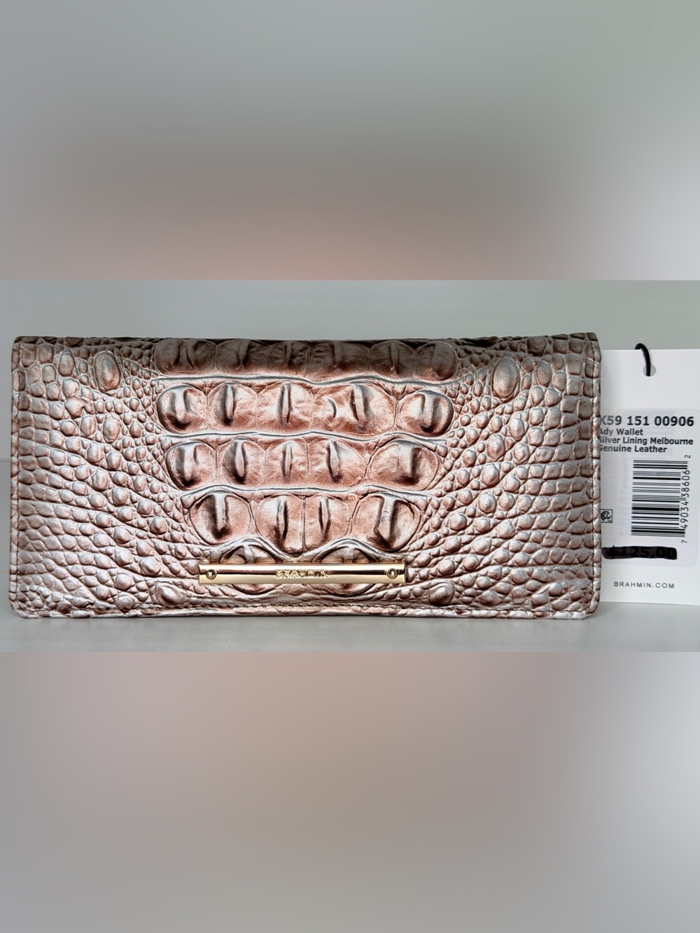 Brahmin NWT Silver Lining Ady Wallet